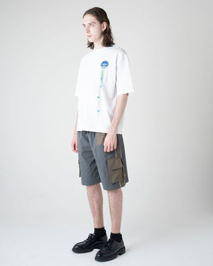 UFO プリント グラフィック Tシャツ