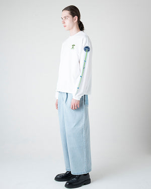 UFO グラフィック ロングスリーブ Tシャツ