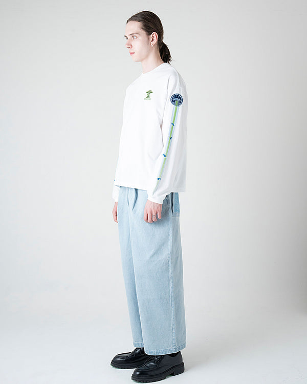 UFO グラフィック ロングスリーブ Tシャツ