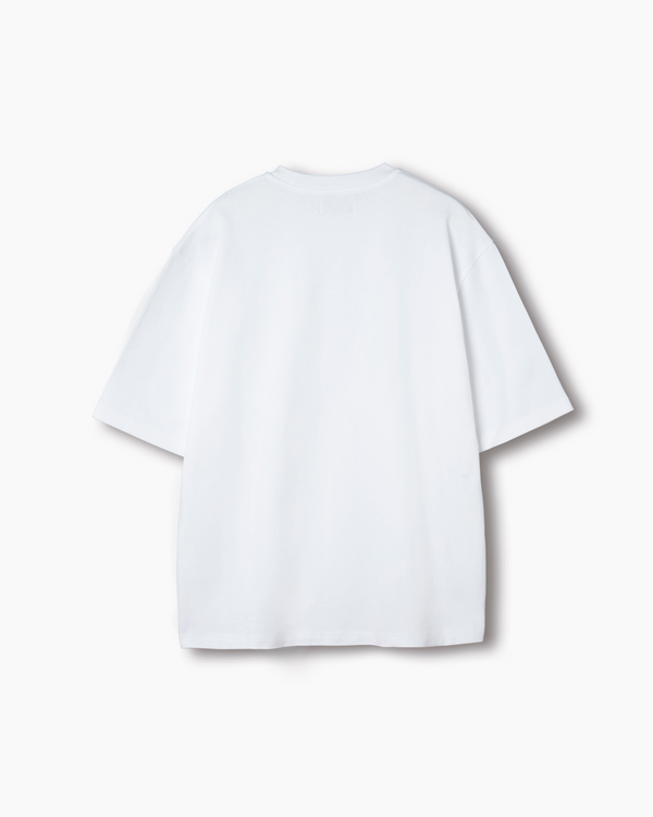 ロゴシリコンプリントTシャツ
