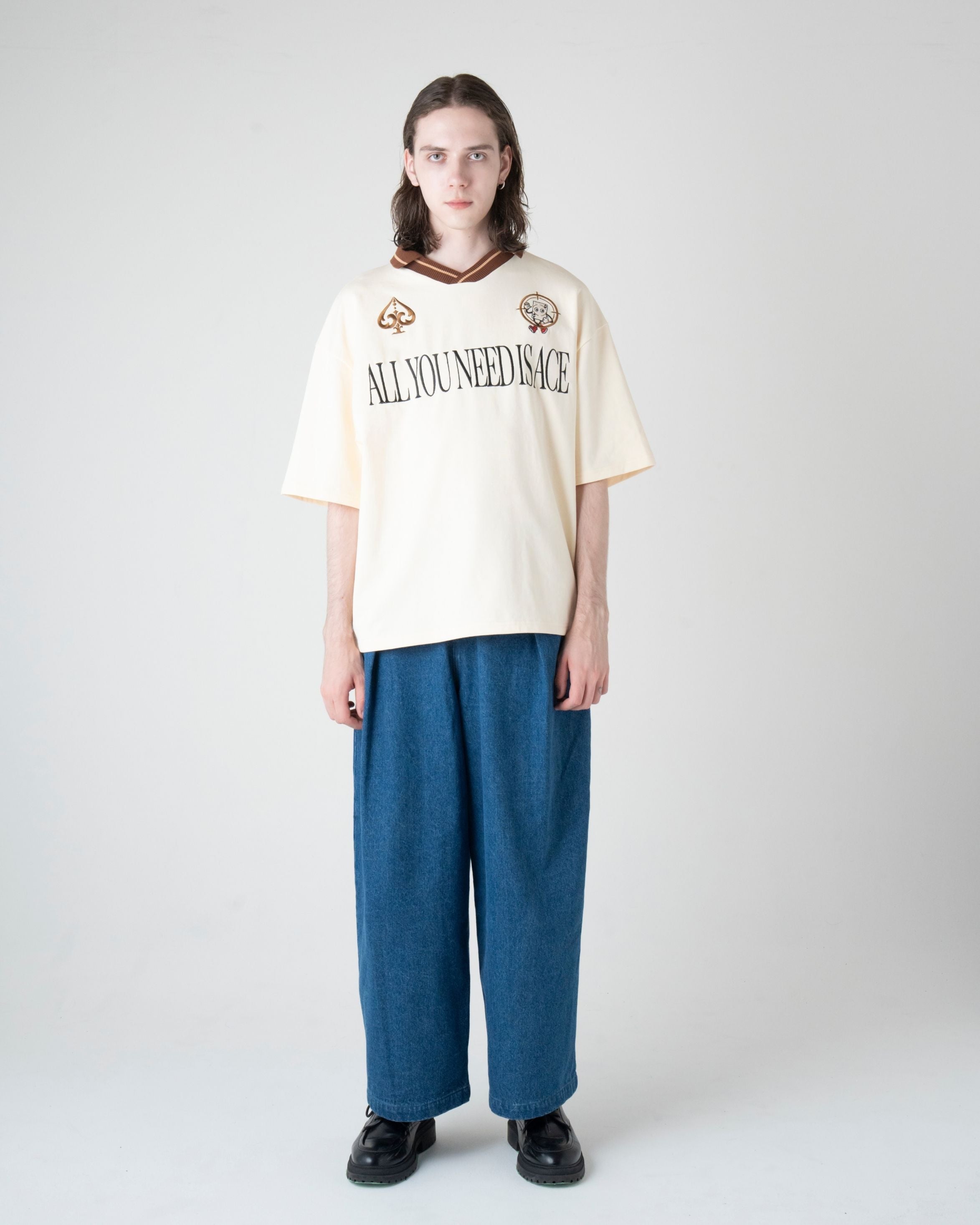 【美品】deal me ユニフォーム ショートスリーブ Tシャツ ユニフォーム ショートスリーブ Tシャツ