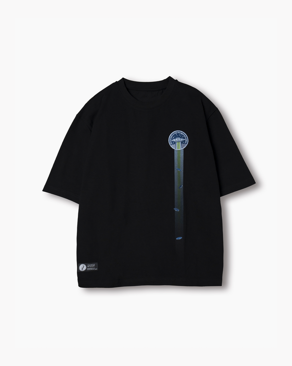 UFO プリント グラフィック Tシャツ