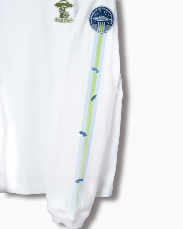 UFO グラフィック ロングスリーブ Tシャツ