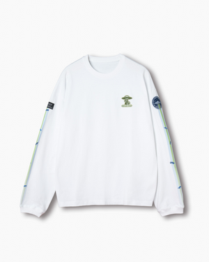 UFO グラフィック ロングスリーブ Tシャツ