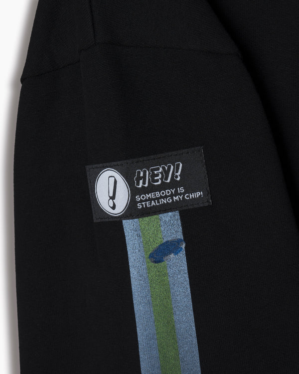 UFO グラフィック ロングスリーブ Tシャツ