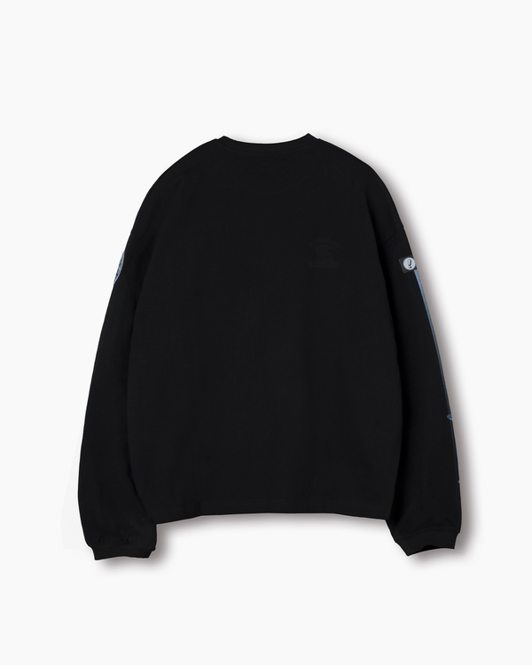 UFO グラフィック ロングスリーブ Tシャツ