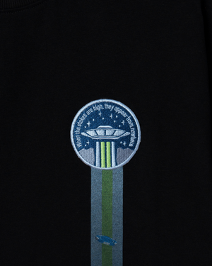 UFO プリント グラフィック Tシャツ