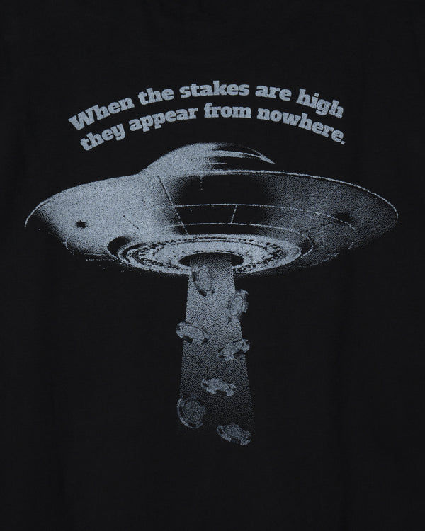 UFO プリント グラフィック Tシャツ