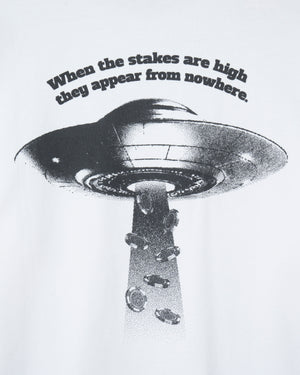 UFO プリント グラフィック Tシャツ